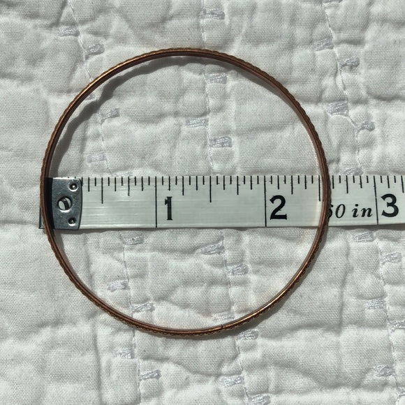 Bangle Set: Copper Plated, Copper Tones, Rose Gold Tones - 8 in All - Picture 10 of 11